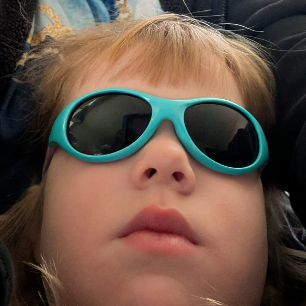 Box#23 😍 5 For $25 😍 Real Shades Kids Explorer Sunglasses - Aqua and Pink